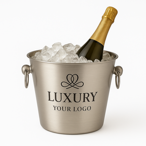 Tùy chỉnh kim loại ICE Bucket tinplate Cooler với xử lý Nắp cá nhân kích thước Wedding Bar Đảng dã ngoại ngoài trời nước giải khát Organizer - Product Image 2