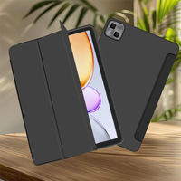 Étui pour tablette en cuir PU à trois volets Coque protectrice légère en TPU Housse pour tablette pour Tecno MegaPad SE 11 Infinix XPad 20 11