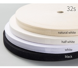Ruban à chevrons 100% coton naturel personnalisé avec logo, tissu tissé - Product Image 6