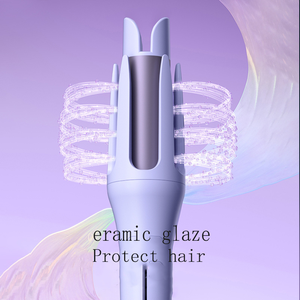 Fer à friser professionnel en céramique avec affichage LED de la température, alimentation électrique, fonction auto-frisage pour des ondulations volumineuses - Product Image 4