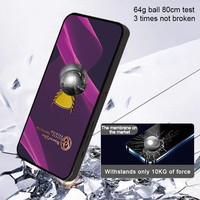 Protection d'écran en verre OG HD transparent antistatique pour iPhone 17, 16, 15 Pro Max et Samsung – Modèles explosifs