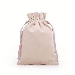 Pochette de luxe en velours doux avec cordon de serrage pour bijoux, emballage personnalisé avec logo imprimé, recyclable, pour téléphone portable - Product Image 6