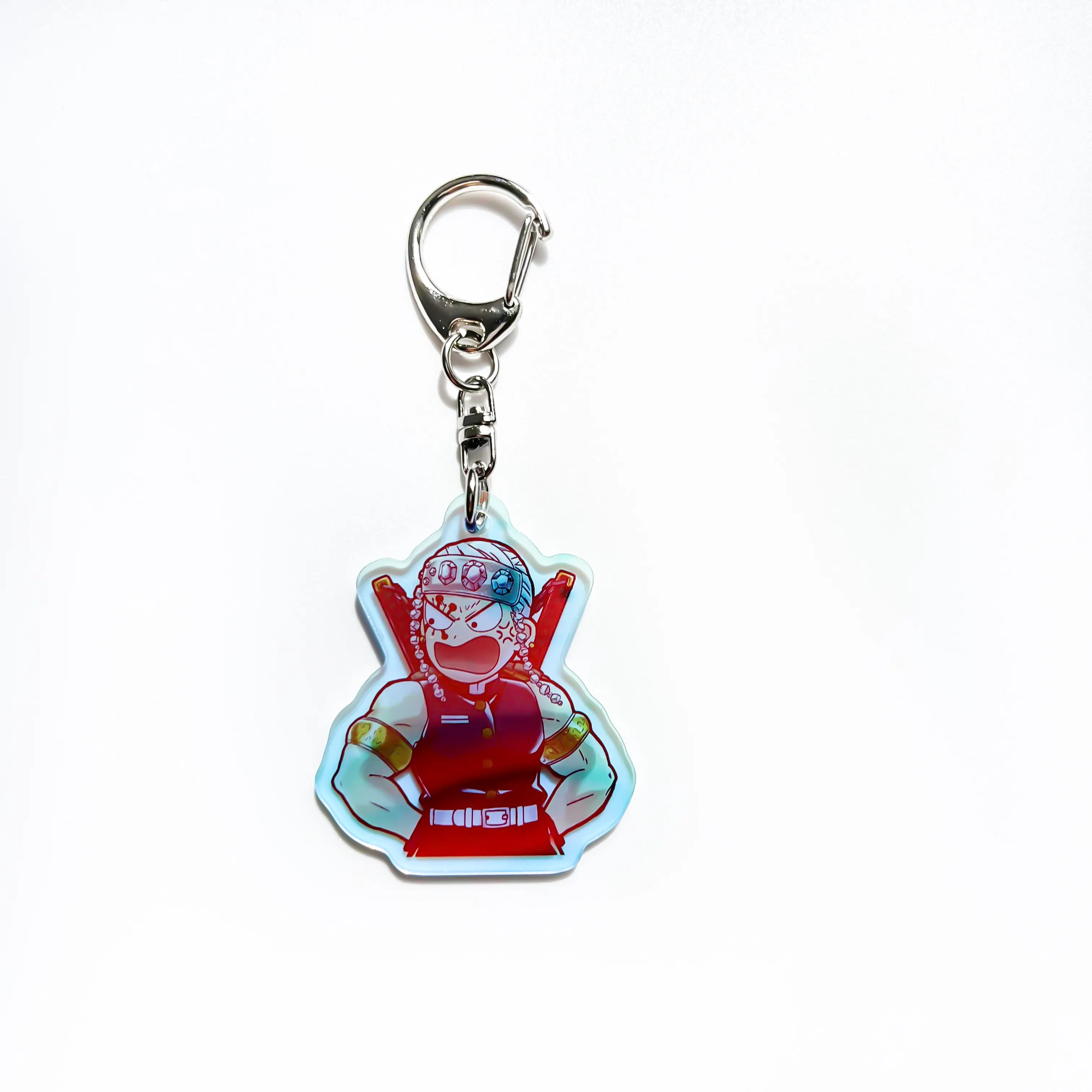 Factory Make Your Own Keychain Custom LOGO Printed Acrylic Charms Epoxy Keychains Free Sample Plastic Cartoon Anime Keychain