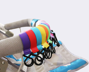 للأمتعة خطاف فيلكرو نايلون لعربة الأطفال خطاف <span class=keywords><strong>2</strong></span>-كلمة وأشرطة حلقة توريد لتخزين عربة الأطفال - Product Image 3