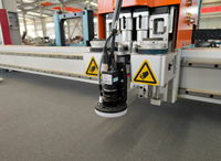 Mesin Pemotong Kain Tekstil Multi-lapis Kecepatan Tinggi dengan Pisau Getar CNC Otomatis Bertenaga Listrik Rongchi dan Perangkat Lunak CAD