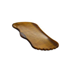 2024 producto de Venta caliente Gua Sha masajeador de piel de ojo de tigre Natural Guasha aplicar a la cara ojos cuello Nody relajación muscular - Product Image 6