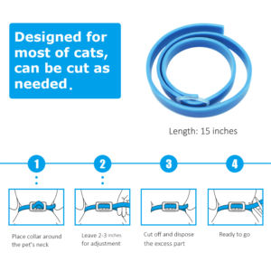 Collar calmante para gatos a precios de fábrica con feromonas, Collar calmante para gatos con ingredientes naturales, Collar calmante de feromonas - Product Image 4