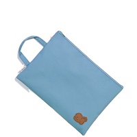 Sac à fermeture éclair en tissu Oxford Deli 73150, grande capacité, motif chien, format A4, pour étudiants, rangement de fournitures scolaires, utilisation durable