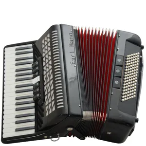 high grade wholesale professional performance grade black 37 keys 96 bass accordion