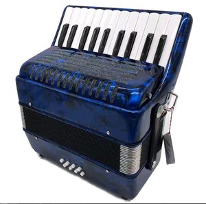 Accordéon chromatique à 22 touches et <span class=keywords><strong>8</strong></span> basses avec étui rigide en ABS portable - Product Image 2