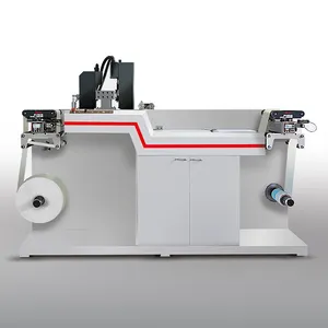 Custom High Quality Roll to Roll Printing Machine New Condition Inkjet <strong>Printer</strong> for Paper Tube Label Letterpress Plate Type - Product Image 1