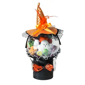 2024 Halloween Sản Phẩm Mới Sáng Tạo Kẹo Handmade Giữ Xô Lollipop Bó Hoa Quà Tặng Kẹo Ngọt Ngào