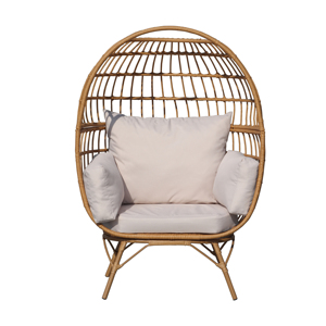 4 pièces PE osier moderne extérieur canapé ensemble pour jardin salon hôtel Villa parc appartement ferme-mobilier d'extérieur polyvalent - Product Image 5