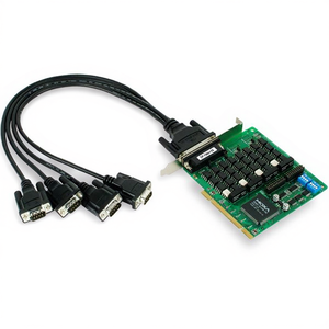 Tarjeta de Interfaz Serial PCI Universal Moxa CP 134U I Modelo 65679, 4 Puertos RS232 para Uso Industrial, Taiwán - Product Image 2
