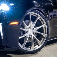 168 Ruedas Personalizadas de Aleación de Aluminio Forjado de 18-21 Pulgadas con Acabado Cepillado y Diseño Multirradio 5x112 5x130 para Porsche Cayenne Panamera 911 718