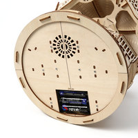 Kit d'assemblage artisanal de manège 3D en bois découpé au laser pour loisirs créatifs, vente en gros
