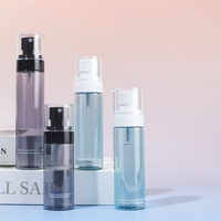 Flacons pulvérisateurs en PET personnalisés en gros de 60/80/100 ml pour toner, lotion, cosmétiques, recharge, plastique bicolore, portables pour les soins de la peau