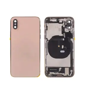 for iphone xs housing max back rear cover battery with parts for diy convert int original only speca orginal custom converter