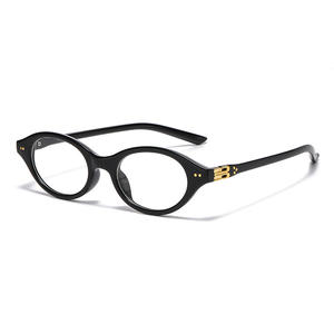 2025年の楕円形の読書用メガネ女性用超軽量アンチブルーライト近視メガネリーダー + 1.0光学式乱視レンズ眼鏡 - Product Image 6