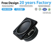 Haut-parleur portable d'extérieur à large bande de fréquences de 2,25 pouces (51,9 mm) |   Haut-parleur audio de haute qualité en métal ferreux 4 ohms 5W