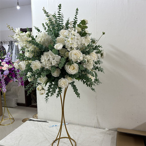 IFG Hot Sellings60cm Eucalyptus Mixed White Flowers Ball for <strong>Wedding</strong> <strong>Table</strong> Center <strong>Pieces</strong> - Product Image 1