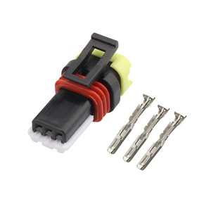 1-936527-2 Automotive 3pin Wire Connector Headlight Height Adjustment Motor <b>Plug</b> DJ7037-0.6-21 - Product Image 1