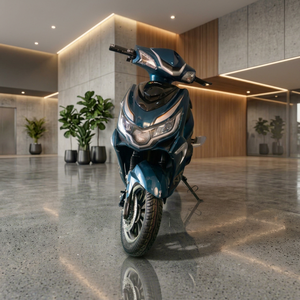 NK E-Bikes Spimri <b>Electric</b> Scooter Peacock Blue by Engtian <b>Electric</b> Bike Public Limited 60 70 km Range App Connectivity - Product Image 1