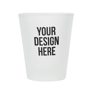 Sublimation Gift Whiskey Glasses 1.5oz Blank Frosted Shot Glass