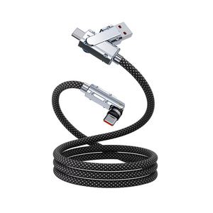 Cables de Datos de Carga Rápida USB Tipo C 100W con Rotación de 540 Grados, Cable Trenzado de Alta Calidad para Teléfono - Product Image 5