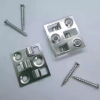 Clip de fixation en acier inoxydable 304 pour terrasse en bambou, connecteur de revêtement de sol extérieur, pièces estampées, quincaillerie de fixation personnalisée, fabrication métallique