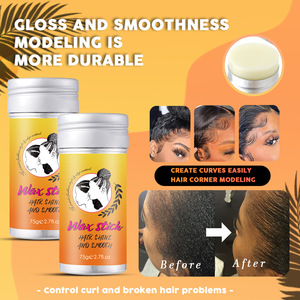 Cire coiffante en stick pour tresses, contrôle des frisottis, brillance et lissage, tenue forte - Product Image 2