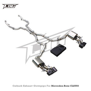 Escape Trasero Valvetronic Personalizado de Acero Inoxidable SS304 para Mercedes-Benz CLS550 W218 M278 4.7L V8 2010-2016 con Tubo en X, Válvula OEM y Sonido Deportivo - Product Image 2