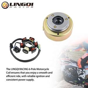 Kit de rotor de magneto de acero LINGQI RACING con bobina modificada para motor de arranque eléctrico universal, para motocicletas de cross, pit bikes y ATV. - Product Image 5