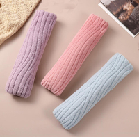 Bouillotte rechargeable longue avec housse en peluche lavable pour usage domestique