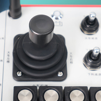 Sistema de Control Remoto Inalámbrico Industrial con Joystick y Conector Multipin para Máquina de Fabricación de Bloques de Hormigón