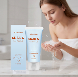 Limpiador suave que limpia la piel del rostro, refrescante, suave y sin sensación de tirantez, limpieza facial diaria. - Product Image 4