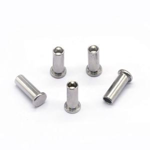 Rivets semi-tubulaires en acier inoxydable 304, tête bombée, 2mm 3mm 4mm 5mm, finition brillante, certifiés ISO, personnalisables pour usage industriel - Product Image 2
