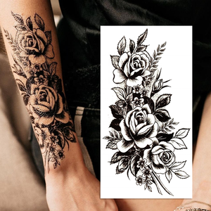 Tatuaje Temporal Ecológico de Larga Duración con Tinta a Base de Agua, Adhesivo para el Cuerpo, Resistente al Agua, para Chicas - Product Image 1