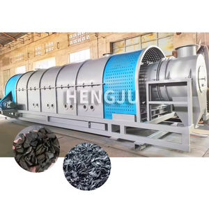 800-1800 kg/h Fours à charbon actif Poudre de bambou Sciure Carbonisation Four - Product Image 1