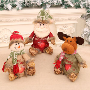 Bolsa de Navidad para manzanas con cremallera, bolsa de regalo de Navidad, bolsa de Navidad para manzanas de Nochebuena, bolsa de regalo con diseño de Papá Noel - Product Image 4