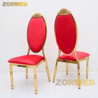 Vente en gros de meubles pour hôtel, tables et chaises de fête pour banquets, métal doré, velours rouge