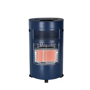 factory direct indoor mobile gas heaters CE approved with ceramic burner round shape cabinet gas heater OEM ODM