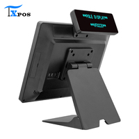 Terminal Punto de Venta y Caja Registradora Todo en Uno Taixun TX-A1506 de 15 Pulgadas, 1024x768, Pantalla Dual, Windows 10/11 para Restaurantes y Comercios Minoristas
