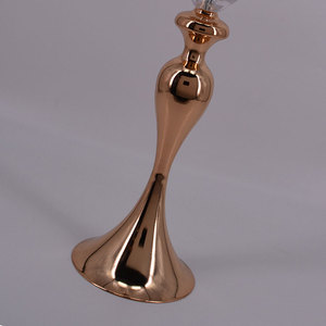 Gold Wedding Flower Table <strong>Vase</strong> <strong>Stand</strong> by Road Leader for Center Piece Decoration - Product Image 3