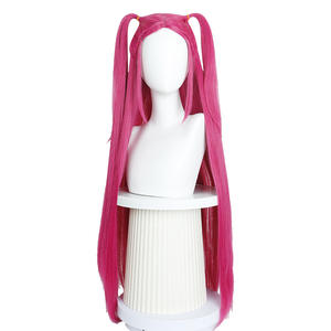 Skpop avcı kız grubu Mira Cosplay peruk Zoe Rumi gerçekçi kafa derisi Anime peruk - Product Image 3