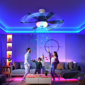 Patent Speaker Timing Function 3 Phase Motor Speed <strong>Controller</strong> Smart Home Lights E27 Led Bulb RGB Led Ceiling Fans - Product Image 3