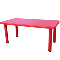 Table et chaise pour la maternelle et la préscolaire, table d'étude en plastique, chaise colorée pour enfants, ensemble de tables et de chaises d'école, bureau d'école