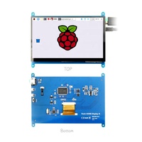 Écran tactile 7 pouces 1024x600 800x480 GPIO DPI RTP CTP 7" IPS TFT LCD pour Raspberry Pi