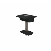Accessoires de fixation pour panneaux solaires 35 mm en aluminium – Serre-câble d'extrémité pour support solaire
