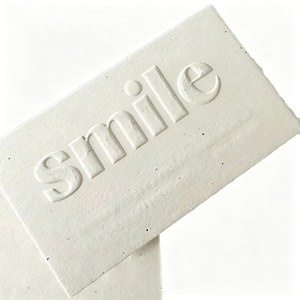 Individuelle Letterpress-Einladungskarten aus Samenpapier, Grußkarten mit Pflanzensamen, Umweltfreundliche Letterpress-Karten - Product Image 1